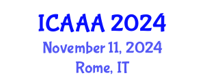 International Conference on Applied Aerodynamics and Aeromechanics (ICAAA) November 11, 2024 - Rome, Italy