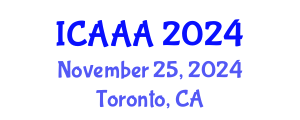 International Conference on Applied Aerodynamics and Aeromechanics (ICAAA) November 25, 2024 - Toronto, Canada