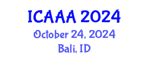 International Conference on Applied Aerodynamics and Aeromechanics (ICAAA) October 24, 2024 - Bali, Indonesia