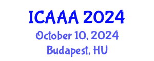 International Conference on Applied Aerodynamics and Aeromechanics (ICAAA) October 10, 2024 - Budapest, Hungary