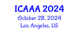 International Conference on Applied Aerodynamics and Aeromechanics (ICAAA) October 28, 2024 - Los Angeles, United States
