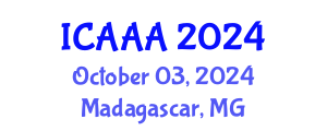 International Conference on Applied Aerodynamics and Aeromechanics (ICAAA) October 03, 2024 - Madagascar, Madagascar