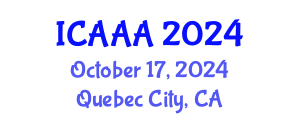 International Conference on Applied Aerodynamics and Aeromechanics (ICAAA) October 17, 2024 - Quebec City, Canada
