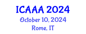 International Conference on Applied Aerodynamics and Aeromechanics (ICAAA) October 10, 2024 - Rome, Italy