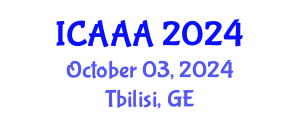 International Conference on Applied Aerodynamics and Aeromechanics (ICAAA) October 03, 2024 - Tbilisi, Georgia