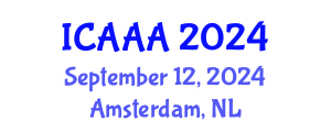 International Conference on Applied Aerodynamics and Aeromechanics (ICAAA) September 12, 2024 - Amsterdam, Netherlands