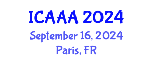 International Conference on Applied Aerodynamics and Aeromechanics (ICAAA) September 16, 2024 - Paris, France