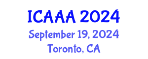 International Conference on Applied Aerodynamics and Aeromechanics (ICAAA) September 19, 2024 - Toronto, Canada