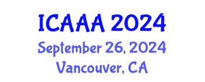 International Conference on Applied Aerodynamics and Aeromechanics (ICAAA) September 26, 2024 - Vancouver, Canada