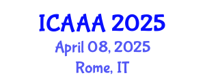 International Conference on Applied Aerodynamics and Aeromechanics (ICAAA) April 08, 2025 - Rome, Italy