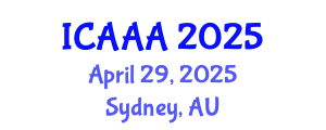 International Conference on Applied Aerodynamics and Aeromechanics (ICAAA) April 29, 2025 - Sydney, Australia