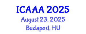International Conference on Applied Aerodynamics and Aeromechanics (ICAAA) August 23, 2025 - Budapest, Hungary