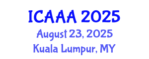 International Conference on Applied Aerodynamics and Aeromechanics (ICAAA) August 23, 2025 - Kuala Lumpur, Malaysia