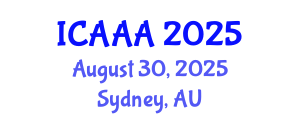 International Conference on Applied Aerodynamics and Aeromechanics (ICAAA) August 30, 2025 - Sydney, Australia