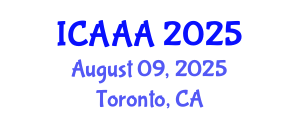 International Conference on Applied Aerodynamics and Aeromechanics (ICAAA) August 09, 2025 - Toronto, Canada