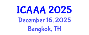 International Conference on Applied Aerodynamics and Aeromechanics (ICAAA) December 16, 2025 - Bangkok, Thailand