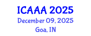 International Conference on Applied Aerodynamics and Aeromechanics (ICAAA) December 09, 2025 - Goa, India