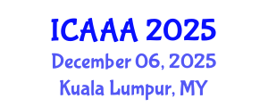 International Conference on Applied Aerodynamics and Aeromechanics (ICAAA) December 06, 2025 - Kuala Lumpur, Malaysia