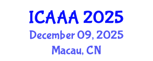 International Conference on Applied Aerodynamics and Aeromechanics (ICAAA) December 09, 2025 - Macau, China