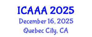 International Conference on Applied Aerodynamics and Aeromechanics (ICAAA) December 16, 2025 - Quebec City, Canada