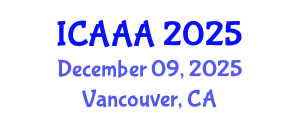 International Conference on Applied Aerodynamics and Aeromechanics (ICAAA) December 09, 2025 - Vancouver, Canada