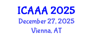 International Conference on Applied Aerodynamics and Aeromechanics (ICAAA) December 27, 2025 - Vienna, Austria