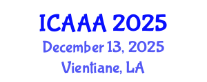 International Conference on Applied Aerodynamics and Aeromechanics (ICAAA) December 13, 2025 - Vientiane, Laos