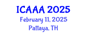 International Conference on Applied Aerodynamics and Aeromechanics (ICAAA) February 11, 2025 - Pattaya, Thailand