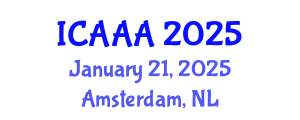 International Conference on Applied Aerodynamics and Aeromechanics (ICAAA) January 21, 2025 - Amsterdam, Netherlands
