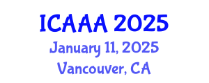 International Conference on Applied Aerodynamics and Aeromechanics (ICAAA) January 11, 2025 - Vancouver, Canada