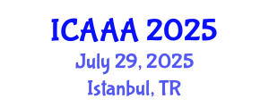 International Conference on Applied Aerodynamics and Aeromechanics (ICAAA) July 29, 2025 - Istanbul, Turkey