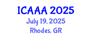 International Conference on Applied Aerodynamics and Aeromechanics (ICAAA) July 19, 2025 - Rhodes, Greece