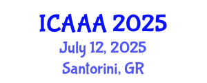 International Conference on Applied Aerodynamics and Aeromechanics (ICAAA) July 12, 2025 - Santorini, Greece