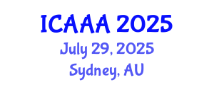International Conference on Applied Aerodynamics and Aeromechanics (ICAAA) July 29, 2025 - Sydney, Australia