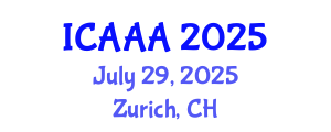 International Conference on Applied Aerodynamics and Aeromechanics (ICAAA) July 29, 2025 - Zurich, Switzerland
