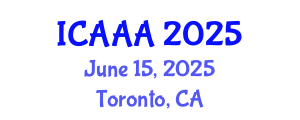 International Conference on Applied Aerodynamics and Aeromechanics (ICAAA) June 15, 2025 - Toronto, Canada