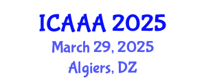 International Conference on Applied Aerodynamics and Aeromechanics (ICAAA) March 29, 2025 - Algiers, Algeria