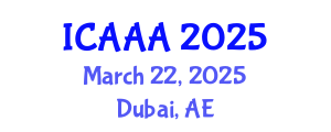 International Conference on Applied Aerodynamics and Aeromechanics (ICAAA) March 22, 2025 - Dubai, United Arab Emirates