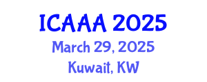 International Conference on Applied Aerodynamics and Aeromechanics (ICAAA) March 29, 2025 - Kuwait, Kuwait