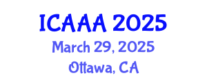 International Conference on Applied Aerodynamics and Aeromechanics (ICAAA) March 29, 2025 - Ottawa, Canada
