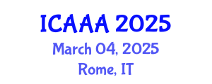 International Conference on Applied Aerodynamics and Aeromechanics (ICAAA) March 04, 2025 - Rome, Italy