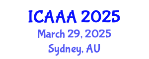 International Conference on Applied Aerodynamics and Aeromechanics (ICAAA) March 29, 2025 - Sydney, Australia