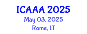 International Conference on Applied Aerodynamics and Aeromechanics (ICAAA) May 03, 2025 - Rome, Italy