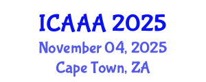 International Conference on Applied Aerodynamics and Aeromechanics (ICAAA) November 04, 2025 - Cape Town, South Africa