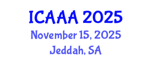 International Conference on Applied Aerodynamics and Aeromechanics (ICAAA) November 15, 2025 - Jeddah, Saudi Arabia