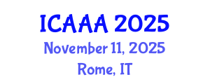 International Conference on Applied Aerodynamics and Aeromechanics (ICAAA) November 11, 2025 - Rome, Italy