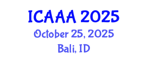 International Conference on Applied Aerodynamics and Aeromechanics (ICAAA) October 25, 2025 - Bali, Indonesia