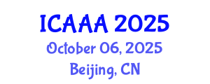 International Conference on Applied Aerodynamics and Aeromechanics (ICAAA) October 06, 2025 - Beijing, China