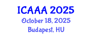 International Conference on Applied Aerodynamics and Aeromechanics (ICAAA) October 18, 2025 - Budapest, Hungary
