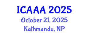 International Conference on Applied Aerodynamics and Aeromechanics (ICAAA) October 21, 2025 - Kathmandu, Nepal